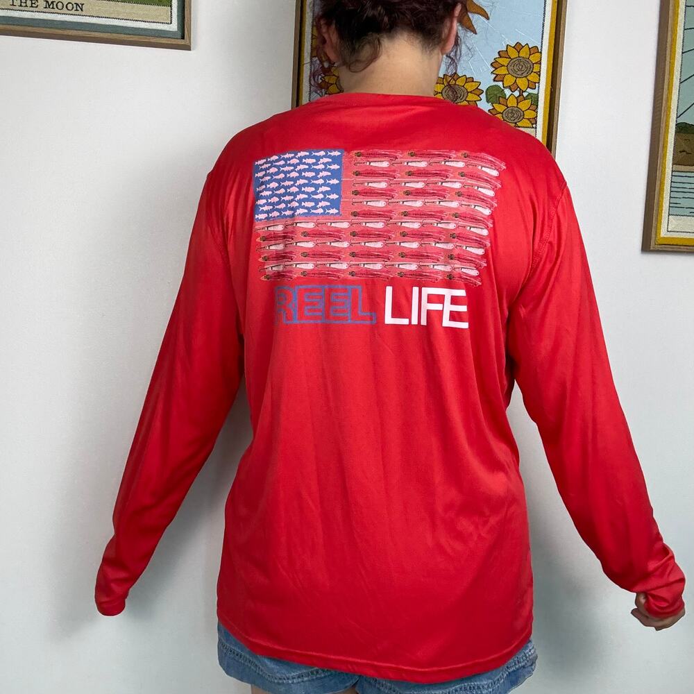NWT Reel Life Sun Ray Defender Performance Shirt size XL